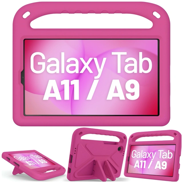 Etui do Samsung Galaxy Tab A11 (X130/X135) / A9 2023 8.7" (X110/X115) dla dzieci obudowa na tablet Alogy Kids Case Różowe