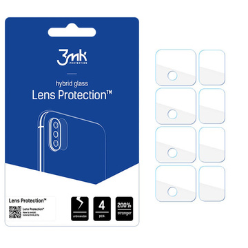 X4 Glaskamera 3mk Objektiv für Xiaomi Redmi Note 11 Pro 4G / 5G