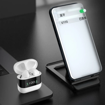 Dudao U15S In-Ear TWS Kopfhörer mit Ladezustandsanzeige weiß (U15S)