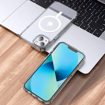 Etui do MagSafe Alogy Ultra Slim Mag do ładowarek Qi do iPhone 13 Mini Przezroczyste