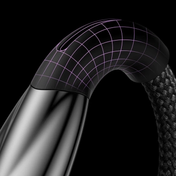Baseus Glimmer Series Schnellladekabel USB-C 480Mbps PD 100W 1m Schwarz