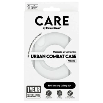 Etui do Samsung Galaxy S24 CARE by PanzerGlass Flagship QI Case Clear