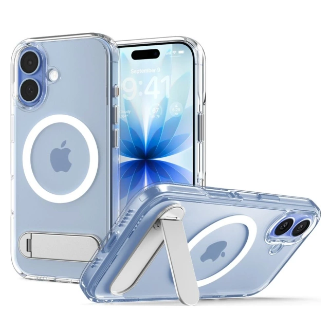 Etui do iPhone 17 Spigen Ultra Hybrid ”S” Mag MagSafe Clear/White