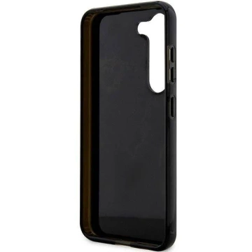 Etui Guess GUHCS23MHTMRSK für Samsung Galaxy S23 Plus S916 Czarny/Black Hardcase Golden Marble Collection