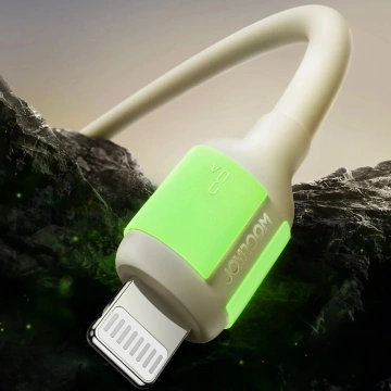 Joyroom S-A53 3A USB-A auf Lightning Kabel 1,2m Fluoreszierendes Beige