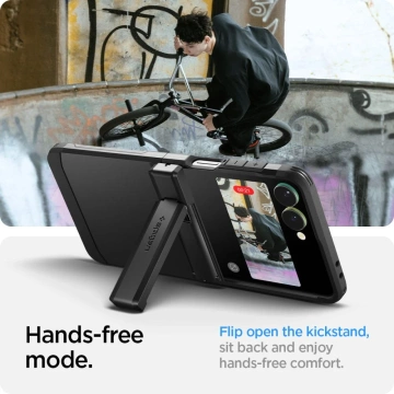 Etui Galaxy Z Flip 7 Spigen Tough Armor MagSafe Black