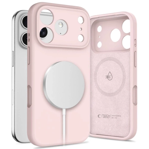 Etui do iPhone 17 Pro Tech-Protect Silicone MagSafe Różowe