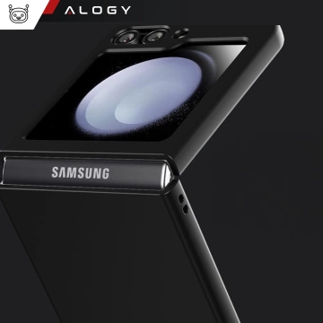 Hülle für Samsung Galaxy Z Flip 6 Alogy Thin Case Schutzhülle mattschwarz