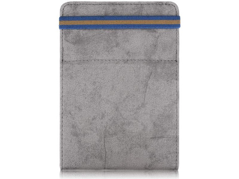 Alogy Slim Ledertasche für Kindle Paperwhite 4 2018/2019 Graue Folie