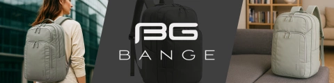 Bange 23L wasserdichter Rucksack für 16,4"-Laptops – Geräumig und komfortabel, robust und atmungsaktiv, ideal für Stadt und Reisen, Arbeit und Flugreisen, Unisex – Grau