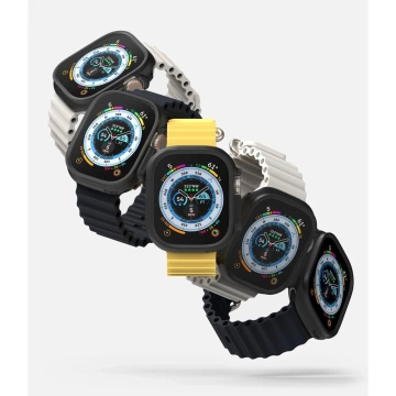 Etui ochronne Ringke Slim 2-Pac do Apple Watch Ultra (49mm) Clear & Matte Black