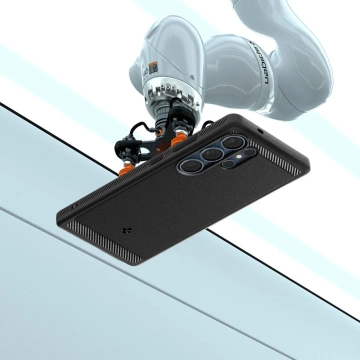 Etui für Samsung Galaxy S25 Ultra Mattschwarz Spigen Rugged Armor Mag MagSafe