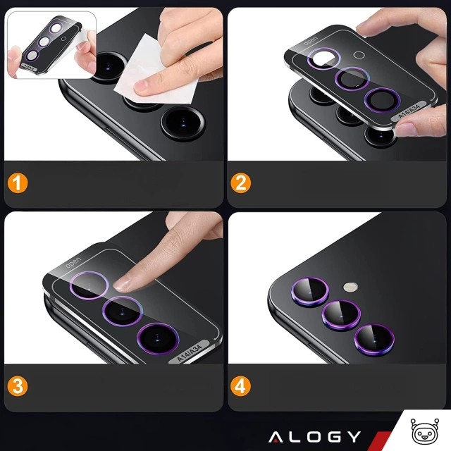 Szkło do Samsung Galaxy Z Fold 6 nakładka na aparat obiektyw obiektywy aparatu Alogy Lens Protector PRO+ osłona ochronna