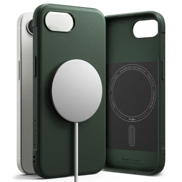 Etui Ringke Onyx Magnetic MagSafe do iPhone 16e Dark Green