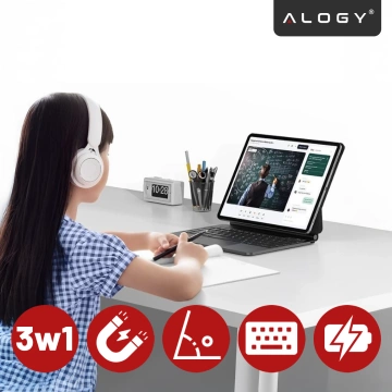 HUB-Splitter Alogy-Adapter für Computer-Laptop mit USB-C auf 3x USB-A 2.0 1x USB-A 3.0 Grau