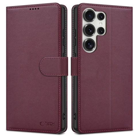 Etui für Samsung Galaxy S25 Ultra Tech-Protect Wallet Mulberry