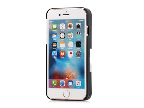 Selfie-Hülle für Apple iPhone 6 / 7 / 8 / SE 2022/2020, schwarz, mit Fernbedienung