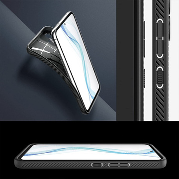 Spigen Liquid Air Phone Case Gepanzerte Hülle für Samsung Galaxy A54 5G Mattschwarzes Glas