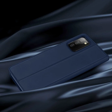 DUX DUCIS Skin Pro Holster Cover mit Flip Samsung Galaxy A02s EU blau