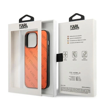 Etui Karl Lagerfeld KLHCP13XPTLO für iPhone 13 Pro Max 6,7" Hardcase Allover perforiert