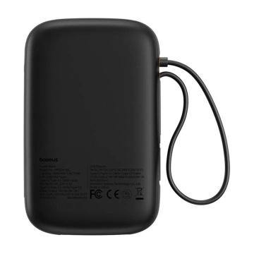 Baseus QPow 2 Powerbank 10000 mAh 30 W 2xUSB-C Schwarz