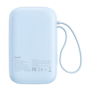 Baseus QPow 2 Powerbank 10000 mAh 30 W 2xUSB-C Blau