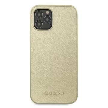 Guess GUHCP12LIGLGO iPhone 12 Pro Max 6,7" złoty/gold Hardcase Iridescent