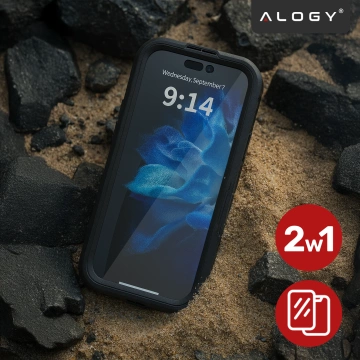 Alogy HydroArmor™ IP68 wasserdichte Hülle mit transparenter Rückseite, 360-Panzerabdeckung für MagSafe für Apple iPhone 16 Pro Max