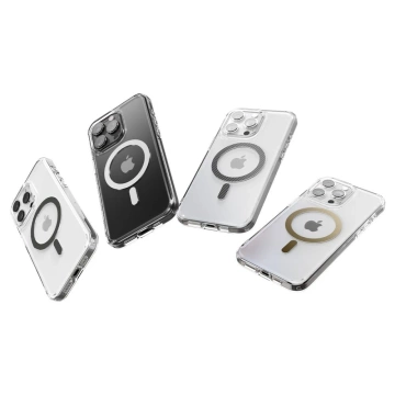 Spigen Ultra Hybrid Mag MagSafe Hülle für Apple iPhone 15 Pro Max Gold Spigen Glas.TR Glas