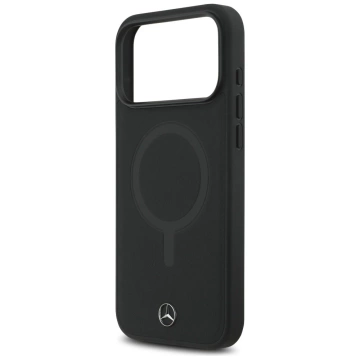 Etui do iPhone 17 Pro Max Mercedes-Benz Smooth Leather MagSafe Black