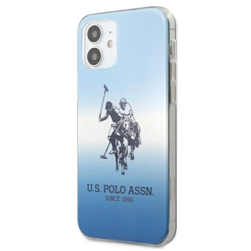 Etui na telefon US Polo Gradient Collection iPhone 12 mini 5,4" niebieski/blue