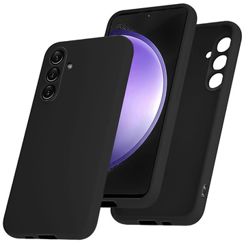 Hülle für Samsung Galaxy S24 3mk Matt Case Cover Schwarz matte Rückseite
