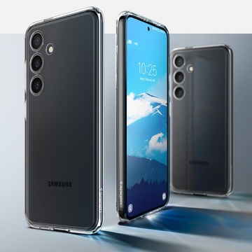 Hülle für Samsung Galaxy S24 Spigen Ultra Hybrid Case, transparente Rückseite, kristallklares Glas
