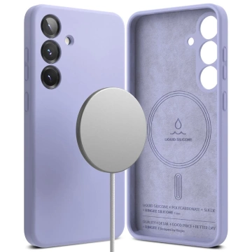 Etui do Samsung Galaxy S25 Plus Lavendel Ringke Silikon Magnetisch MagSafe