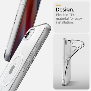 Etui für iPhone 16e Spigen Liquid Crystal Mag MagSafe Clear