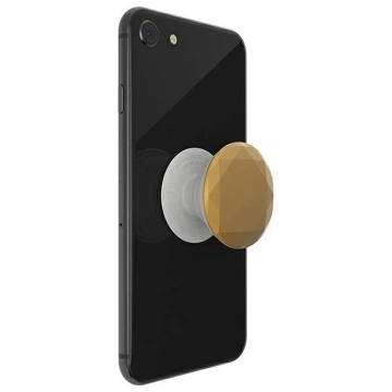 Popsockets 2 Metallic Diamond Medallion Gold Telefonhalter und Ständer