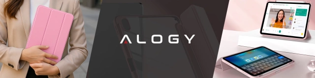 Etui Ochronne do Apple iPad 10.9" 10 Gen 2022 / iPad 11" A16 11 Gen 2025 Hybrydowe z Miejscem na Rysik, Składana Okładka z Funkcją Podstawki 2w1, Alogy HybridBook™ Case – Różowe