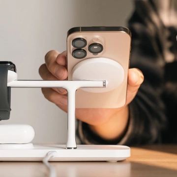 Ringke Qi2 MagSafe 3in1 Ladegerät für iPhone Apple Watch AirPods