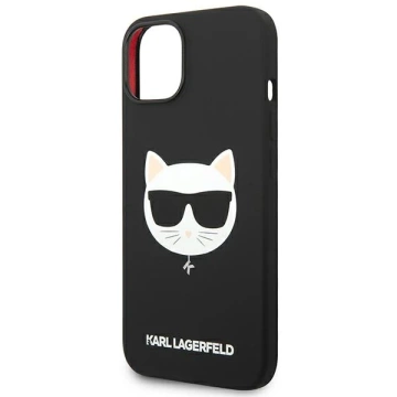 Etui Karl Lagerfeld KLHMP14SSLCHBK do iPhone 14 6,1" hardcase Silicone Choupette Head Magsafe