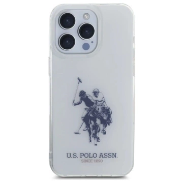 Etui do iPhone 15 Pro Max US Polo Shiny Big Logo Białe
