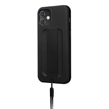 UNIQ Hülle Heldro iPhone 12 mini 5.4" schwarz / Mitternachtsschwarz Antimikrobiell