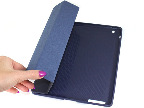 Alogy Smart Case Apple iPad 2 3 4 Silikon Rosa Glas