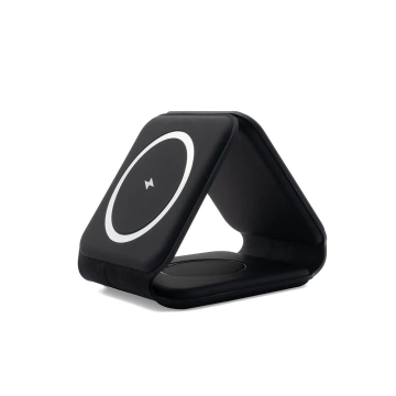 Ecobox MagSafe 15W Schwarz 3in1 Kabelloses Ladegerät