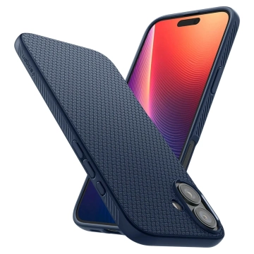 Spigen Liquid Air Case für iPhone 16 Plus Blau – Schlanker TPU-Schutz