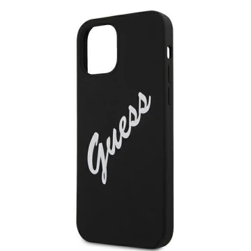 Guess GUHCP12LLSVSBW iPhone 12 Pro Max 6,7 "schwarz und weiß / schwarz weiß Hardcase Silikon Vintage