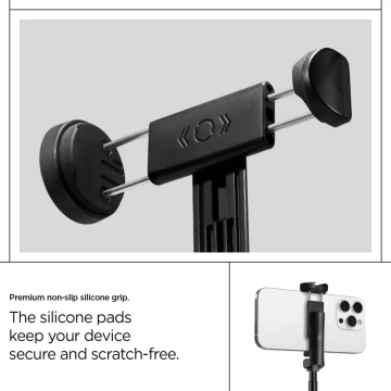 Spigen S541W Stativ Selfie Stick 146 cm mit Bluetooth Fernbedienung