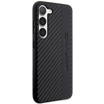 Etui AMG do Samsung Galaxy S23 HardCase Carbon Stripe&Embossed czarny