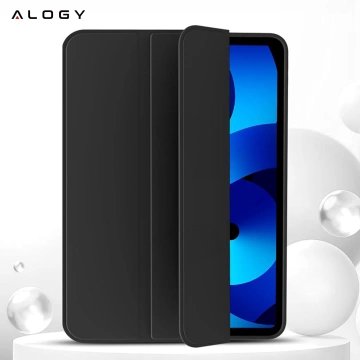 Hülle für Apple iPad 10.2 9 Gen 8/7 2021/2020/2019 Smart Pencil Case Alogy TPU Tablet Cover Schwarz Glas