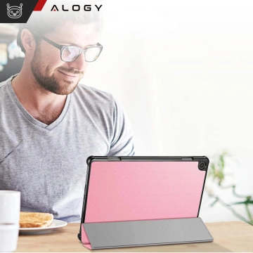 Tablet-Hülle für Lenovo Tab M10 3gen 3 GEN 10.1 2022 TB328FU TB328XU Gehäuse Case Alogy Book Cover Pink