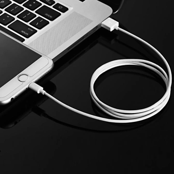Choetech-zertifiziertes Kabel USB-A-Kabel - Lightning MFI 1,8 m weiß (IP0027)